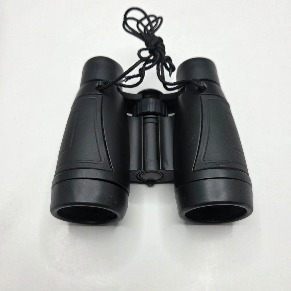 Unbranded Binoculars Compact Portable Matte Black With Case Bird Watching Travel